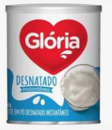 Leite em Pó Glória Lata Desnatado Instantâneo 260g
