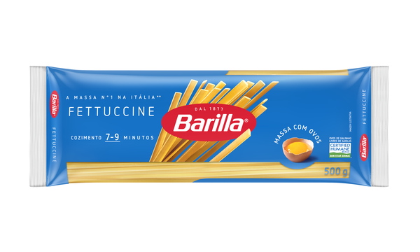 Massa Barilla Nacional Fettuccine Com Ovos 500g