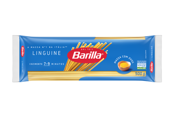 Massa Barilla Nacional Linguine Com Ovos 500g