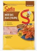 Meio da Asa de Frango Sadia Zip Tulipa 1kg