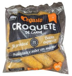 Mini Salgados Congelados Degusto 400g Croquete de Carne