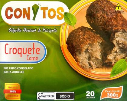 Mini Salgados Conytos Gourmet Congelados 300g Croquete