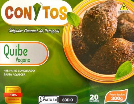Mini Salgados Conytos Gourmet Congelados 300g Quibe Vegano