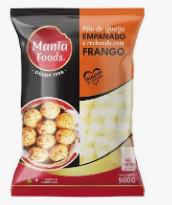 Pão de Queijo Mania Foods Empanado Recheado Frango 500g