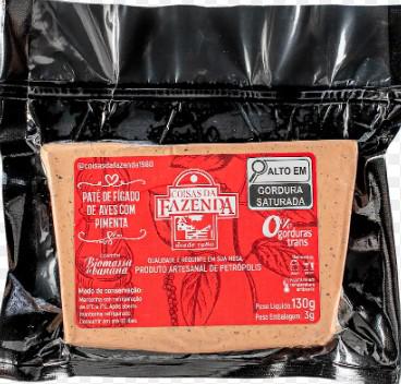 Patê Coisas da Fazenda Figado de Frango 130g Pimenta