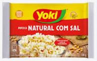 Pipoca Microondas Yoki 100g Natural com Sal