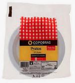 Prato Descartável Copobrás 17,5cm 10un