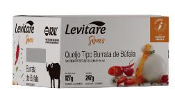 Queijo Tipo Burrata De Búfala Levitare Sabores 127g Frutas Vermelhas