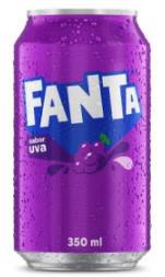 Refrigerante Fanta Uva Lata Tradicional 350ml