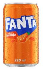 Refrigerante Mini Fanta Laranja Lata Tradicional 220ml