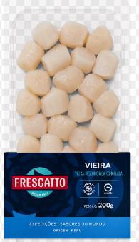 Vieira Frescatto Cru Congelada 200g