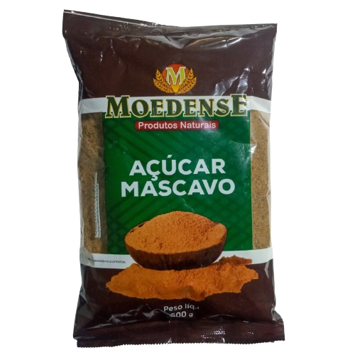 AÇUCAR MASCAVO MOEDENSE 500G