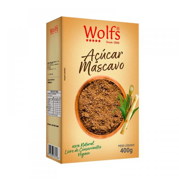 ACUCAR MASCAVO WOLFS 400G 6