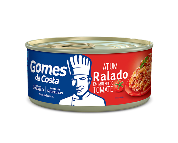 ATUM RALADO MOLHO DE TOMATE GOMES DA COSTA 170G