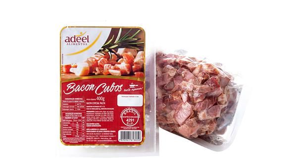 BACON EM CUBOS ADEEL ALIMENTOS 200G