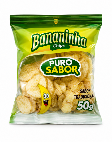 BANANINHA CHIPS PURO SABOR 50G