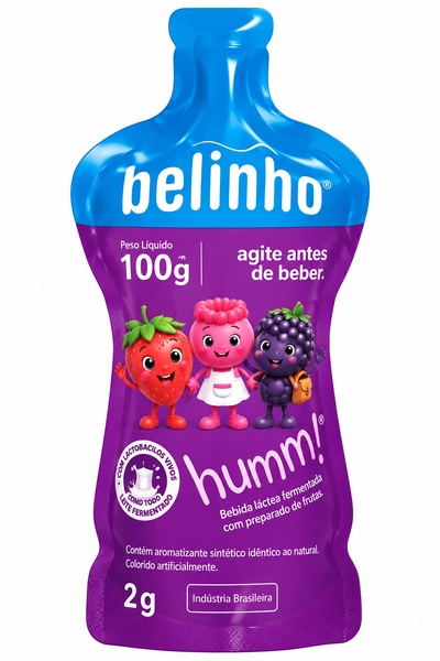 BEBIDA LACTEA FERM C PREP FRUTAS VERMELHAS POUCH 1