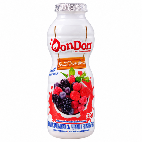 BEBIDA LACTEA FRUTAS VERMELHAS DONDON 140G 24