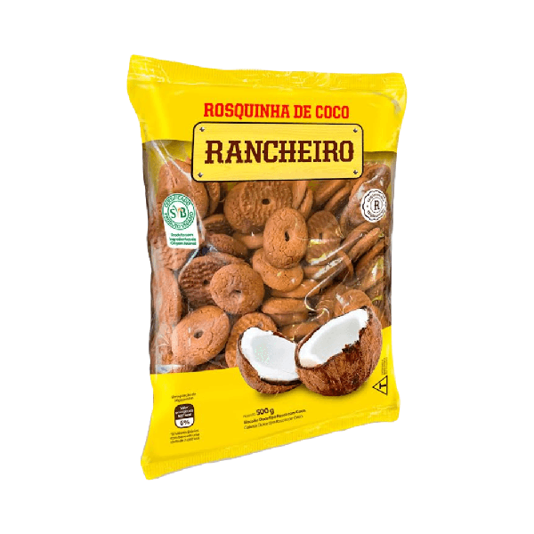 BISC ROSQUINHA COCO RANCHEIRO 500G