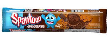 BISC SPANTOOO RECHEADO CHOCOLATE 80GR