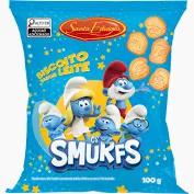 BISCOITO DE LEITE SMURFS SANTA EDWIGES 100G 40