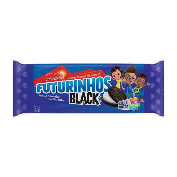 BISCOITO RECHEADO SABOR BLACK FUTURINHOS 32G 30