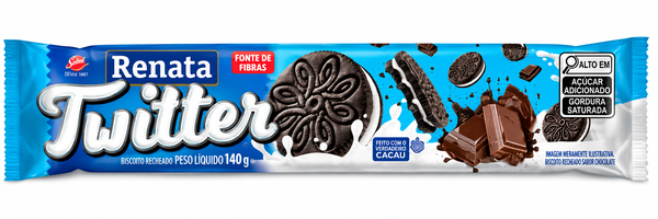 BISCOITO RECHEADO TWITTER RENATA 80G