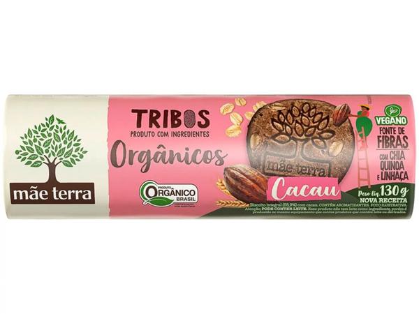 BISCOITO TRIBOS ORG/ INT CACAU MAE TERA130G 18