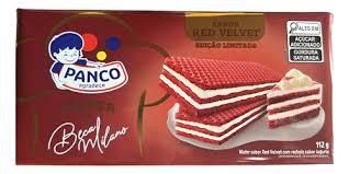 BISCOITO WAFER RED VELVET PANCO 112G