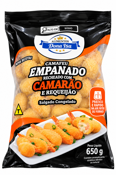 CAMARAO EMPANADO C/ REQ DONA ISA 600G