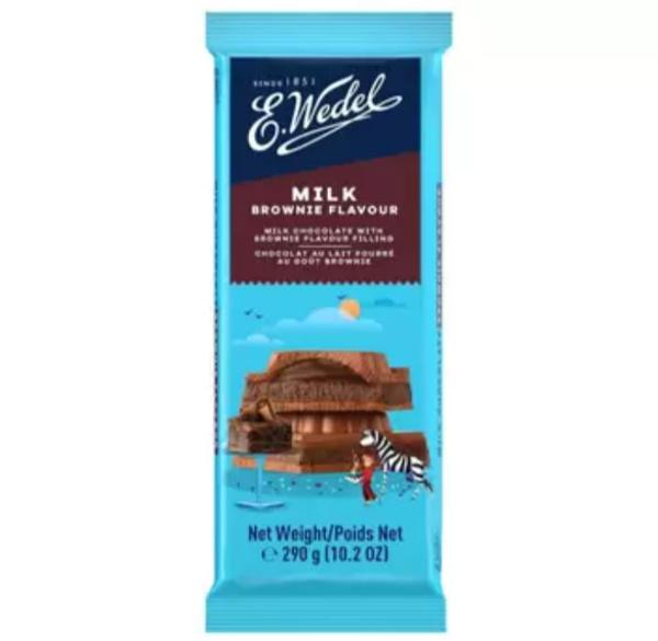 CHOC/LEITE RECHEADO BROWNIE  E.WEDEL 290G 12