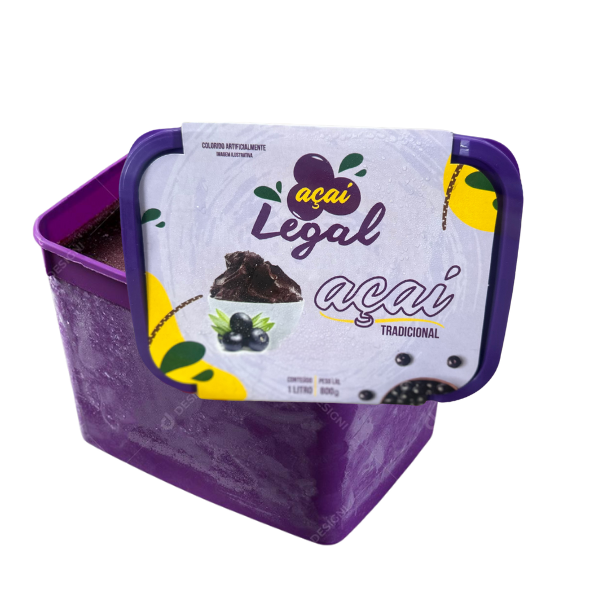 CREME DE AÇAÍ TRADICIONAL LEGAL 1L 9