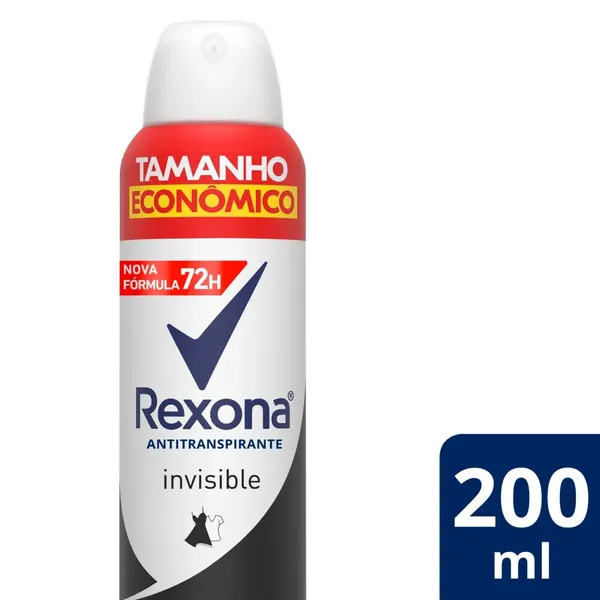 DESODORANTE ANT INVISIBLE  AEROSSOL REXONA 200ML 1