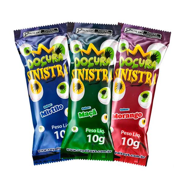 DOCURA SINISTRA SABOR MORANGO 10G