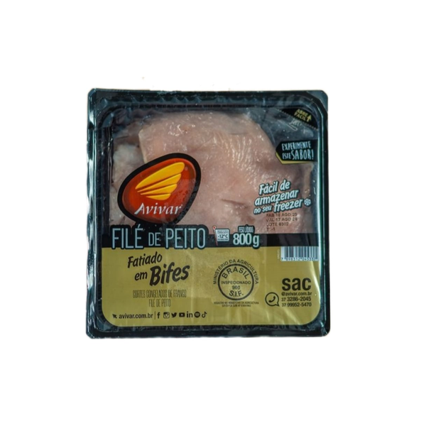 FILE PEITO DE FRANGO CONGELADA AVIVAR 800G