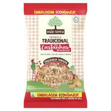 GRANOLA TRADICIONAL C/CASTANHAS MAE TERRA 750G 12