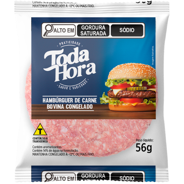 HAMBURGUER DE VCARNE BOVINA PLENA 56G 36