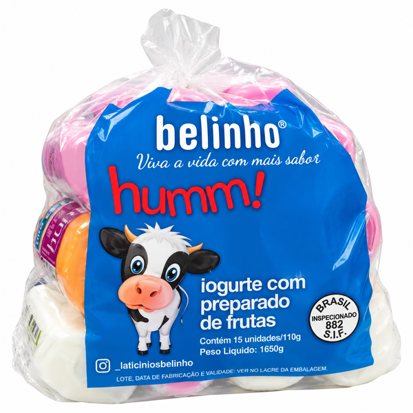 IOG C/ PREP. DE FRUTA SORTIDO HUMM BELINHO 110G