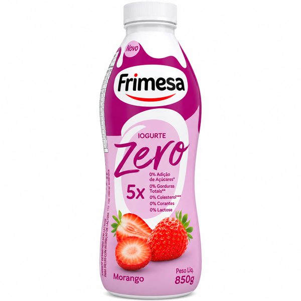 IOGURTE DESNATADO ZERO MORANGO FRIMESA 850G