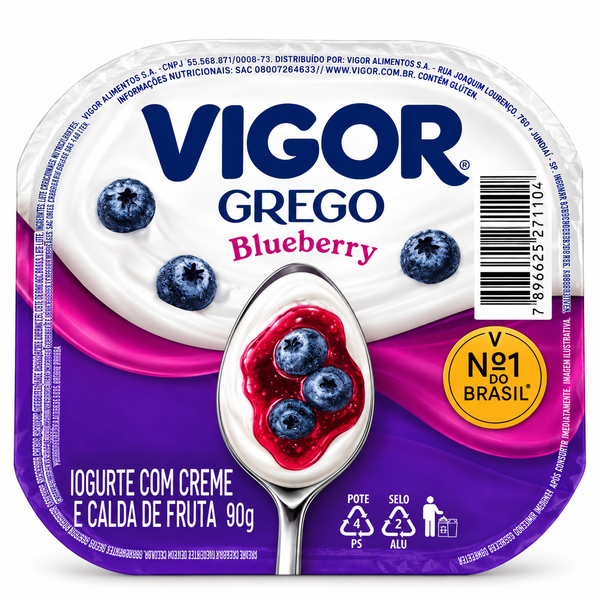 IOGURTE GREGO BLUEBERRY VIGOR 90G 24