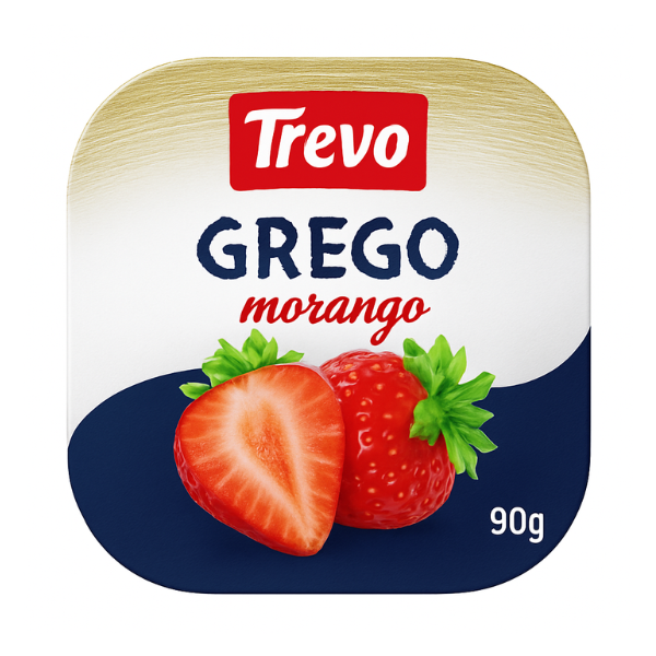 IOGURTE GREGO MORANGO TREVO 90G 16