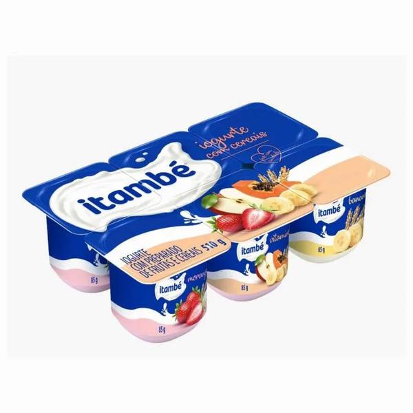 IOGURTE COM FRUTAS E CEREAIS BDJ ITAMBE 510G