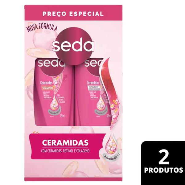 KIT SEDA CERAM SHAMPOO 325ML  CONDICIONADOR 325ML