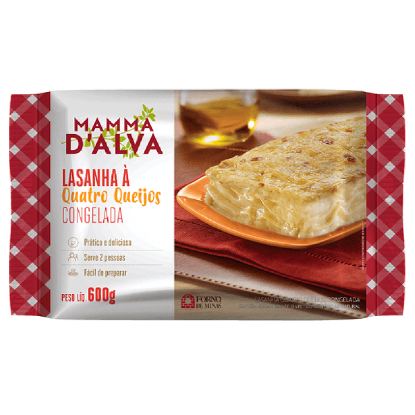 LASANHA 4 QUEIJOS FM 600g