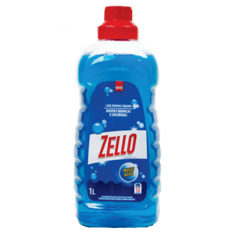 LAVA ROUPAS ZELLO LIQ MULTIACAO 1L