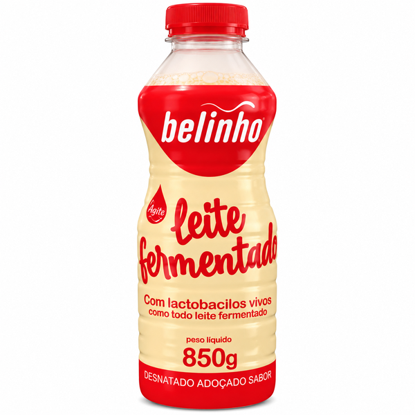 LEITE FERMENTADO DESNATADO BELINHO BAUNILHA 850G