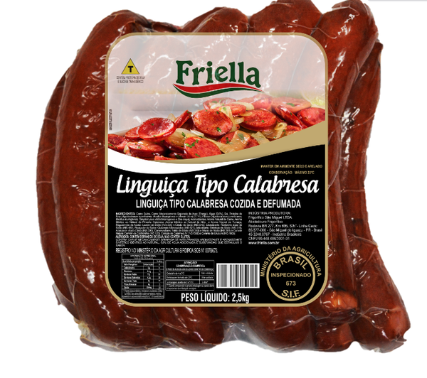 LINGUICA TIPO CALABRESA FRIELLA 2,5KG 4