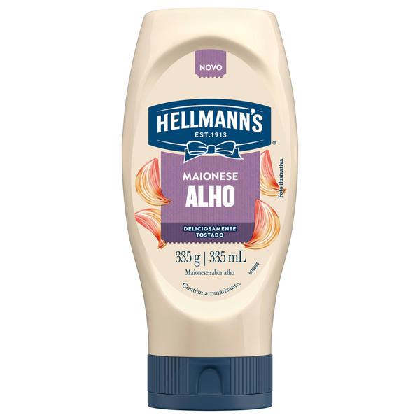 MAIONESE ALHO HELLMANNS  335G 24