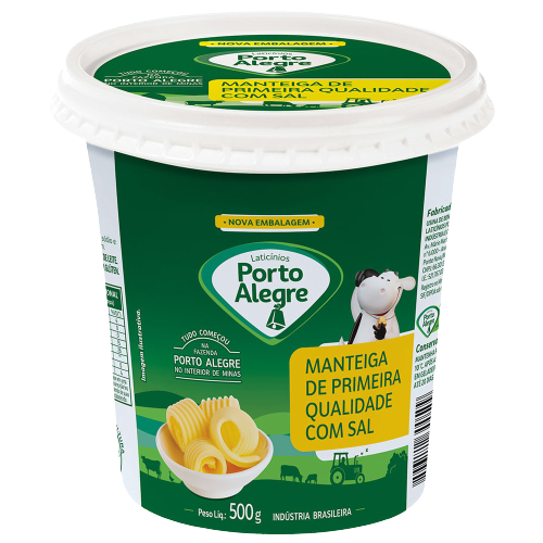 MANTEIGA C/ SAL P. ALEGRE 500G 24