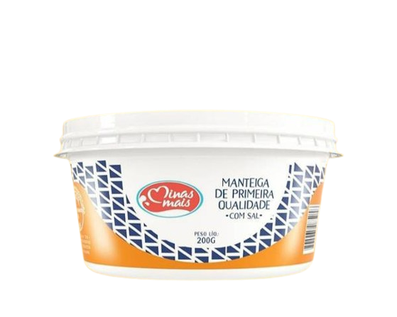 MANTEIGA COM SAL 200G